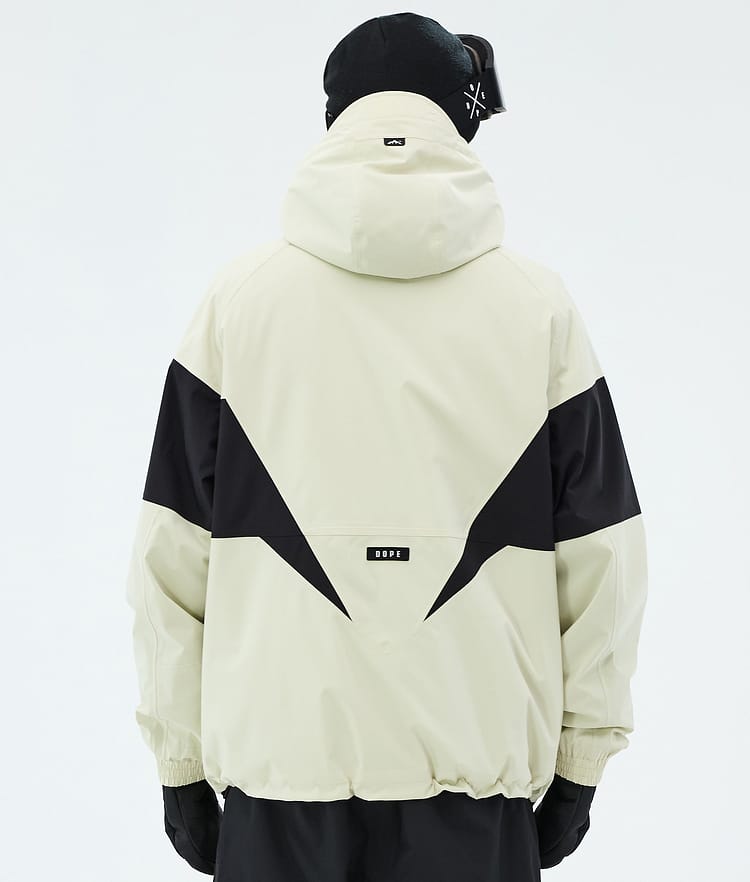 Dope Spartan Snowboardjakke Herre Spike Dirty White/Black, Image 6 of 8