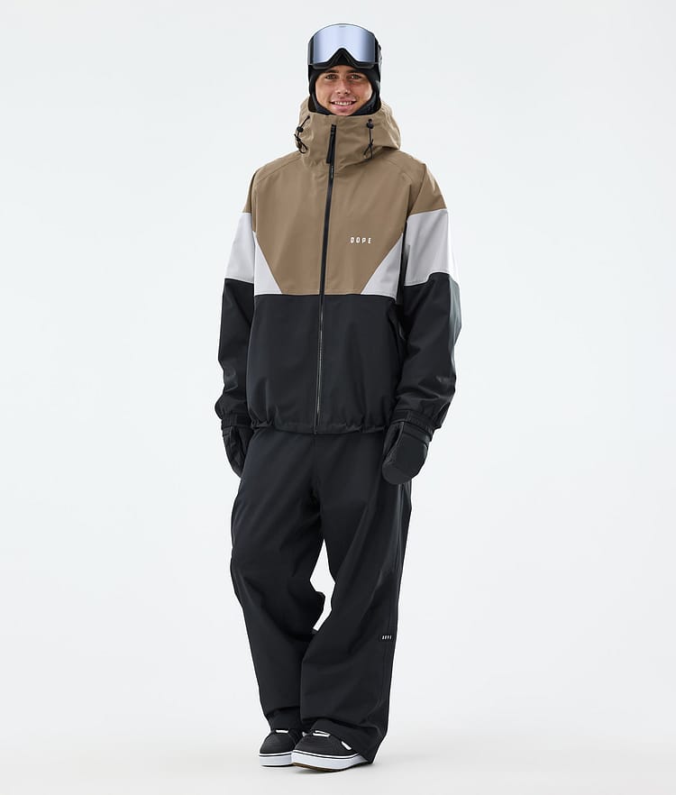 Dope Spartan Snowboardjakke Herre Sport Stone/Light Grey/Black, Image 2 of 9