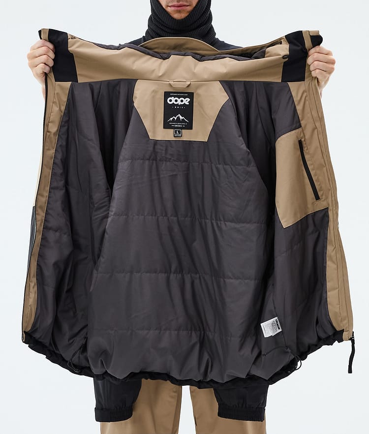 Dope Spartan Skijakke Herre Sport Stone/Light Grey/Black, Image 8 of 8