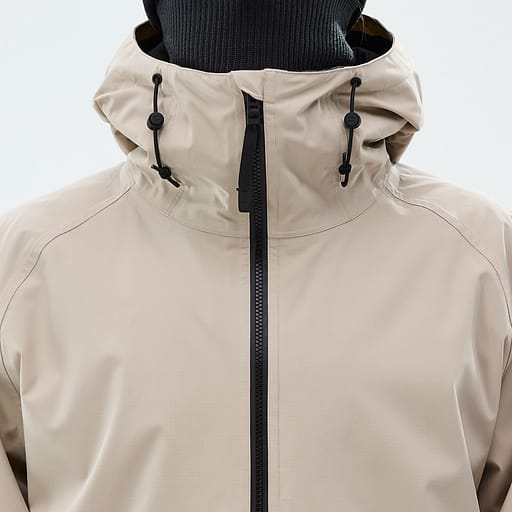 Mezza zip con paravento interno