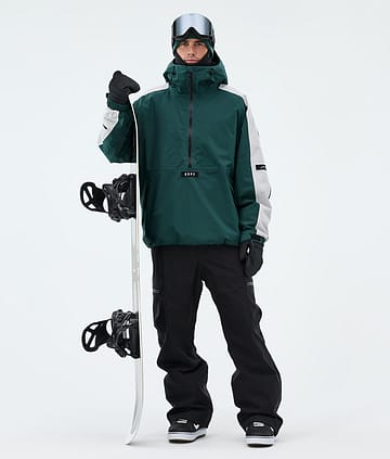 Dope Arnok Snowboard Outfit Bottle Green/Light Grey/Black