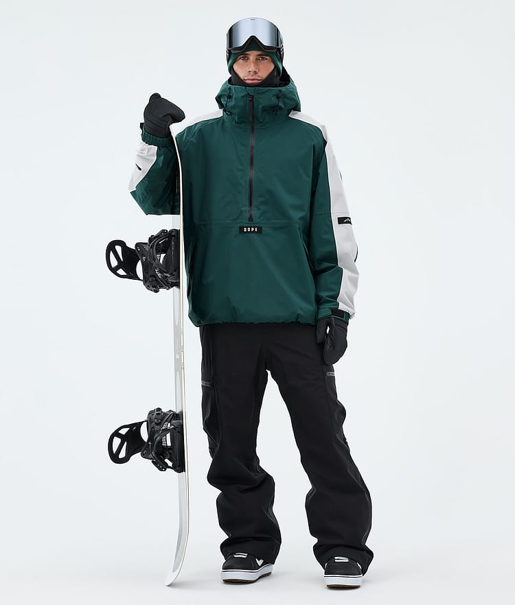Dope Arnok Snowboardjakke Herre Track Bottle Green/Light Grey, Image 2 of 8