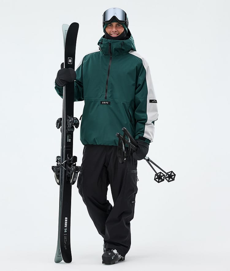 Dope Arnok Giacca Sci Uomo Track Bottle Green/Light Grey, Image 2 of 8