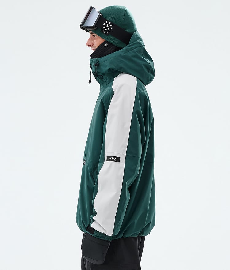 Dope Arnok Giacca Sci Uomo Track Bottle Green/Light Grey, Image 5 of 8