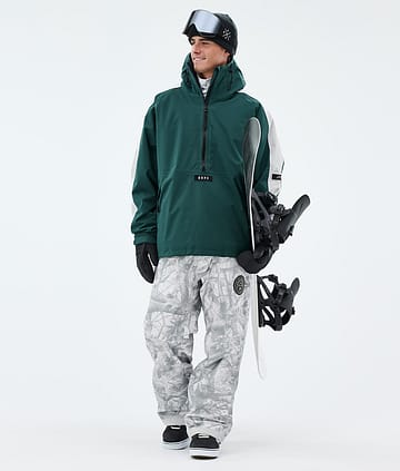 Dope Arnok Snowboard Outfit Bottle Green/Light Grey/Fakewood