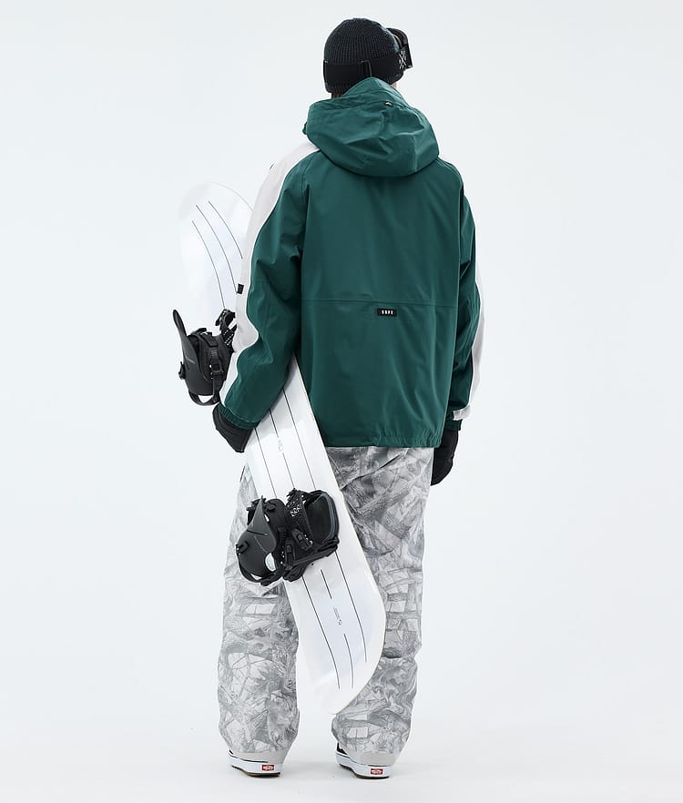 Dope Arnok Snowboard Outfit Herre Bottle Green/Light Grey/Fakewood, Image 2 of 2