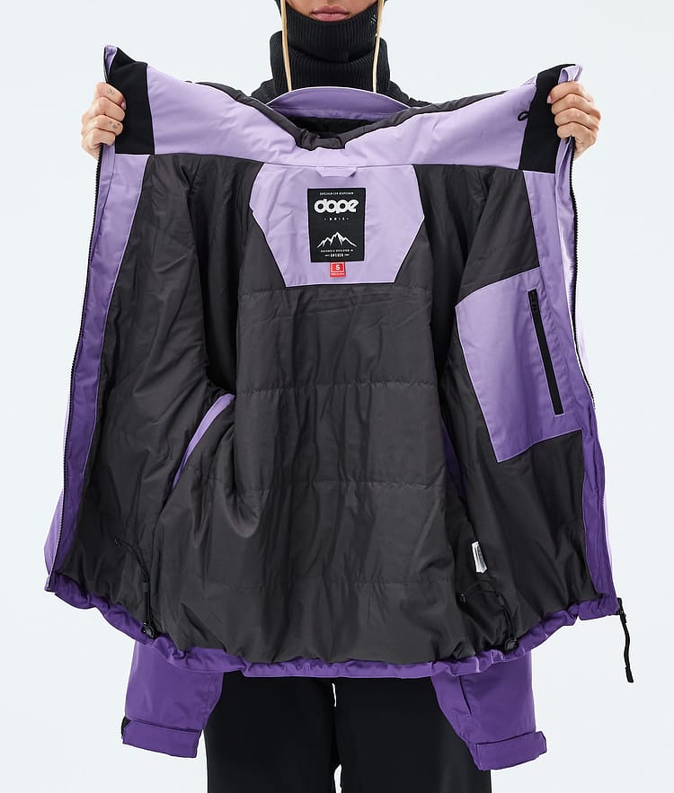 Dope Spartan W Snowboard jas Dames Spectra Violet, Image 8 of 8