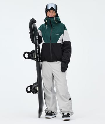Dope Spartan W Snowboard Outfit Bottle Green/Light Grey/Black