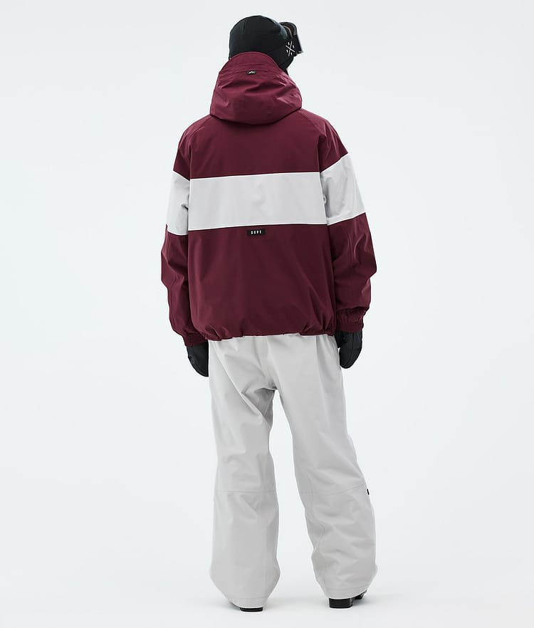 Dope Spartan Giacca Sci Uomo Stripe Burgundy/Light Grey, Image 3 of 8