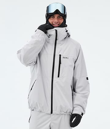Dope Apex Snowboard Jacket Light Grey
