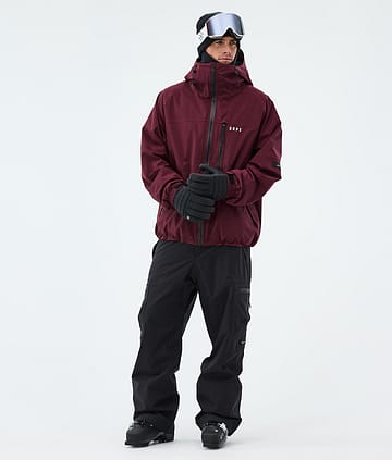 Dope Apex Ski Outfit Burgundy/Black