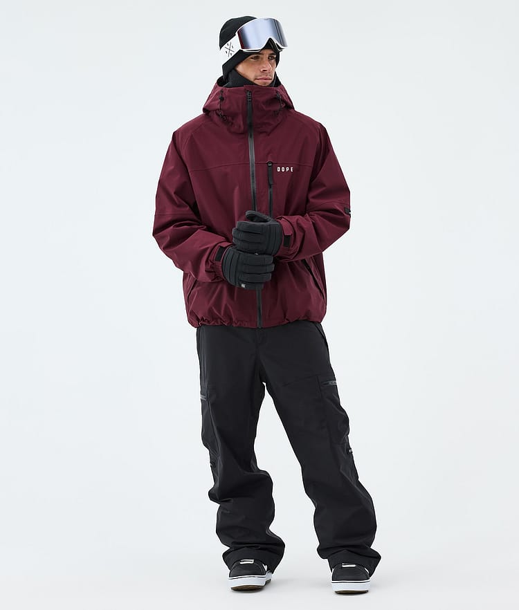 Dope Apex Snowboard Jacket Men Burgundy, Image 2 of 9