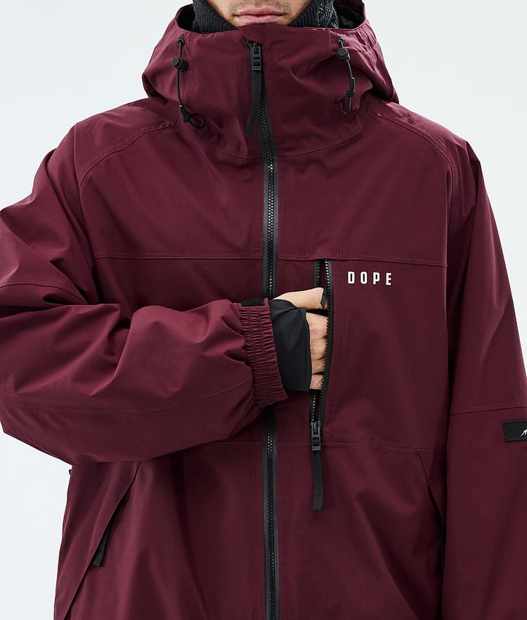 Dope Apex Ski Jacket Men Burgundy, Image 8 of 9