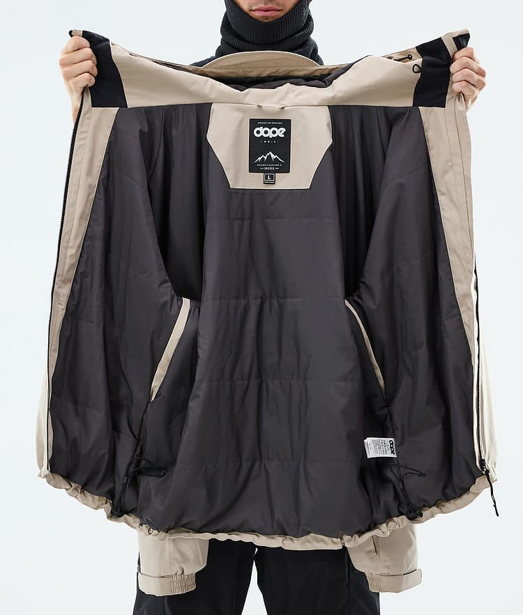 Dope Apex Snowboard Jacket Men Sand, Image 9 of 9
