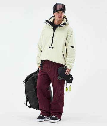 Dope Arnok Snowboard Outfit Dirty White/Burgundy