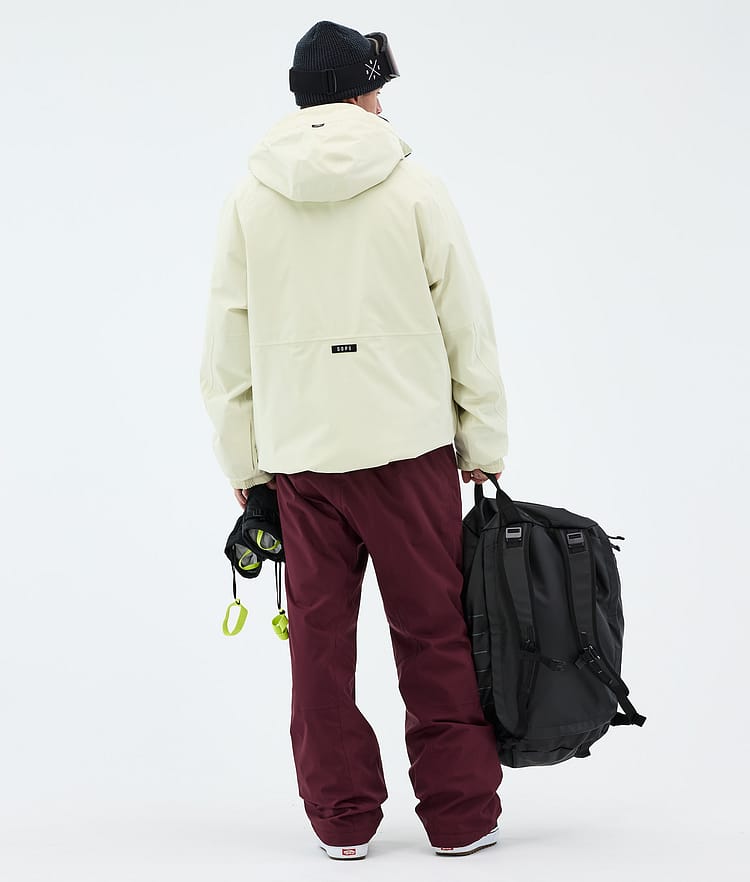 Dope Arnok Snowboard Outfit Men Dirty White/Burgundy, Image 2 of 2