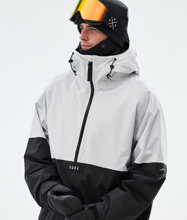 Dope Arnok Snowboard Jacket Men Light Grey/Black, Image 4 of 8