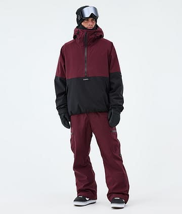Dope Arnok Snowboard Outfit Burgundy/Black