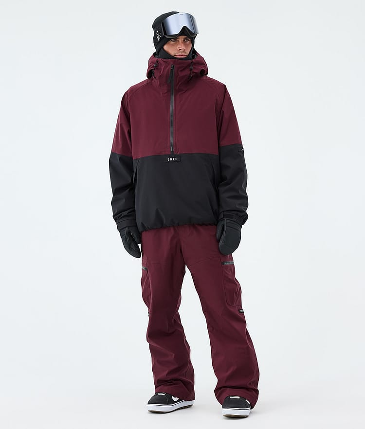 Dope Arnok Snowboard Jacket Men Burgundy/Black, Image 2 of 8