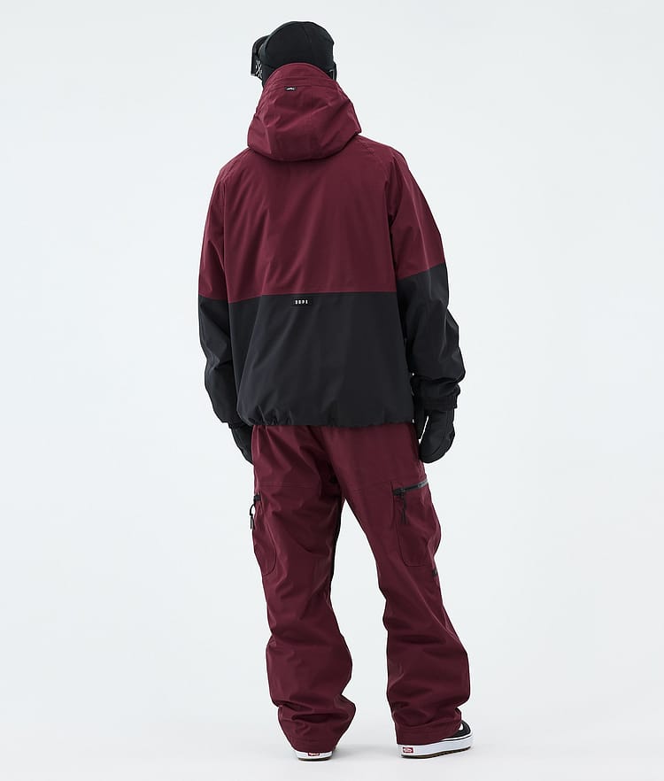 Dope Arnok Snowboard Jacket Men Burgundy/Black, Image 3 of 8