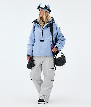 Dope Arnok W Snowboard Outfit Light Blue/Light Grey