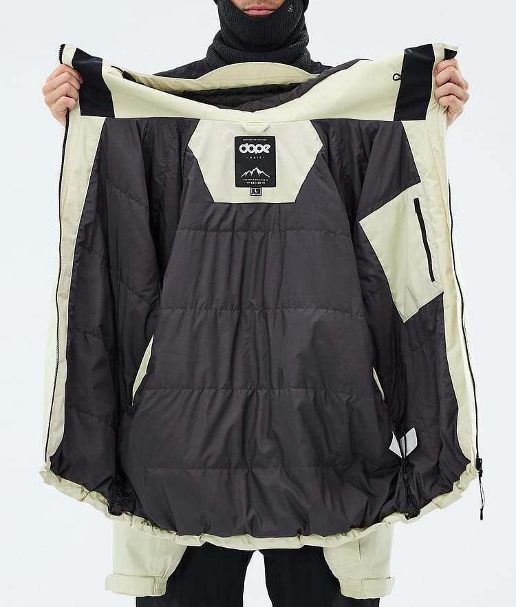 Dope Spartan Snowboardjakke Herre Dirty White, Image 8 of 8