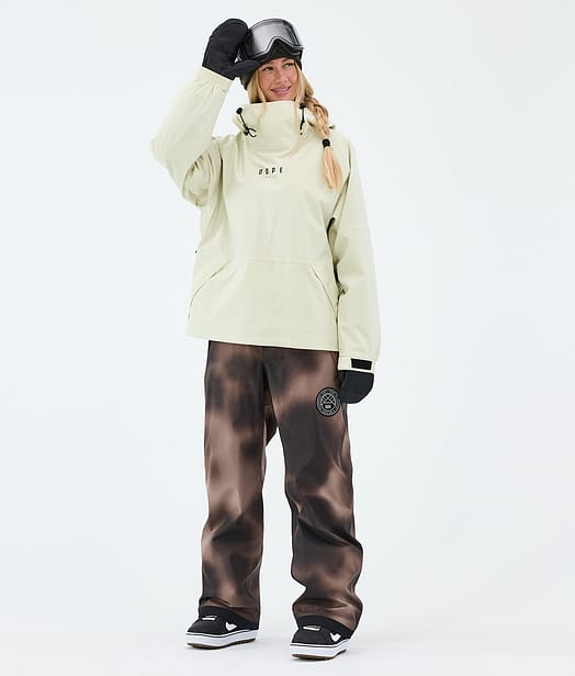 Dope Halo W Snowboardový Outfit Dirty White/Brown Tiedye