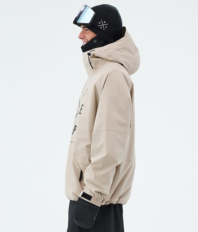 Dope Halo Snowboard Jacket Men 2X-Up Sand, Image 5 of 7