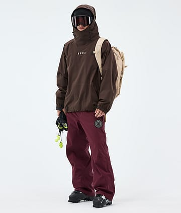 Dope Halo Outfit Ski Dark Brown/Burgundy