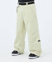 Dope Big Spodnie Snowboardowe Mężczyźni Dirty White