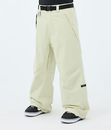 Dope Big Snowboard Pants Dirty White