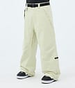 Dope Big Snowboard Pants Men Dirty White