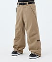 Dope Big Snowboard Pants Men Stone