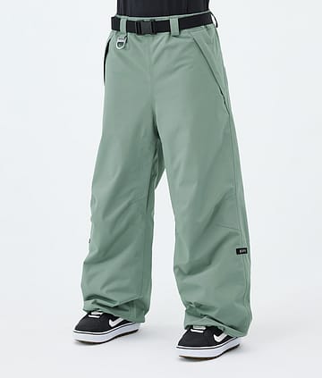 Dope Big W Snowboard Broek Faded Green