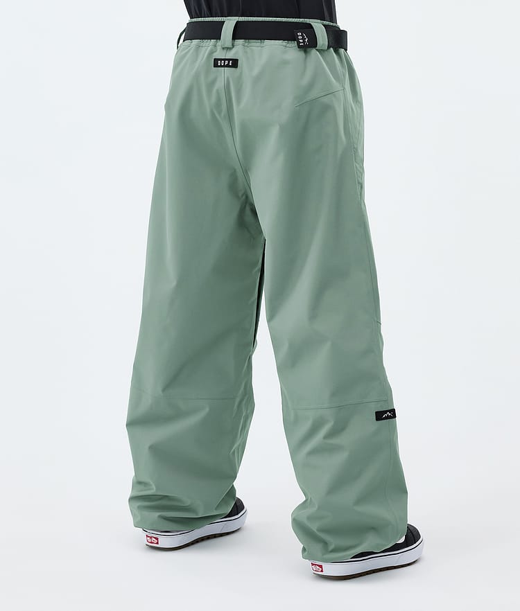 Dope Big W Pantalon de Snowboard Femme Faded Green, Image 4 of 5