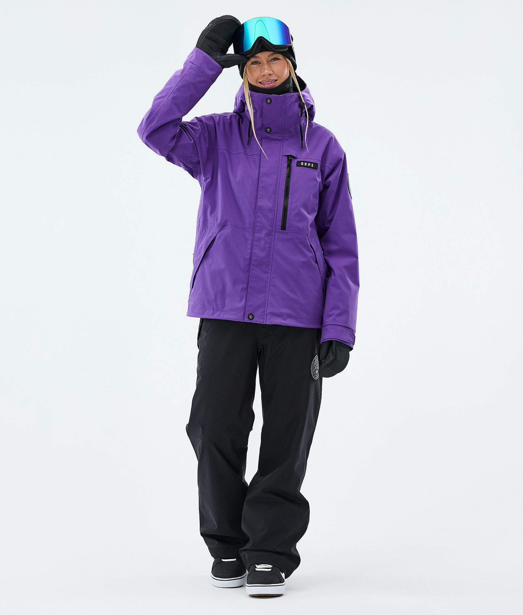 SLIB 紫色 ボード　ウェア Dope Blizzard W Full Zip Snowboard Jacket Women Vivid Purple
