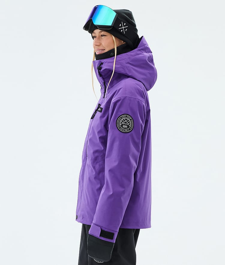 Dope Blizzard W Full Zip Giacca Snowboard Donna Vivid Purple, Image 5 of 9