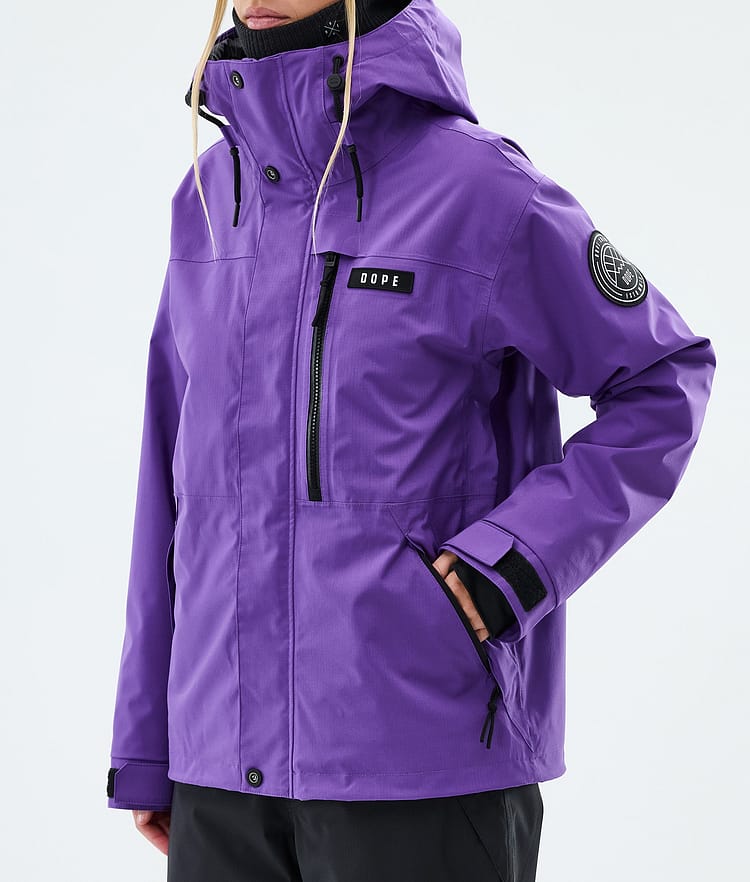 Dope Blizzard W Full Zip Giacca Snowboard Donna Vivid Purple, Image 7 of 9