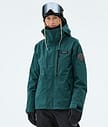 Dope Blizzard W Full Zip Ski jas Dames Bottle Green