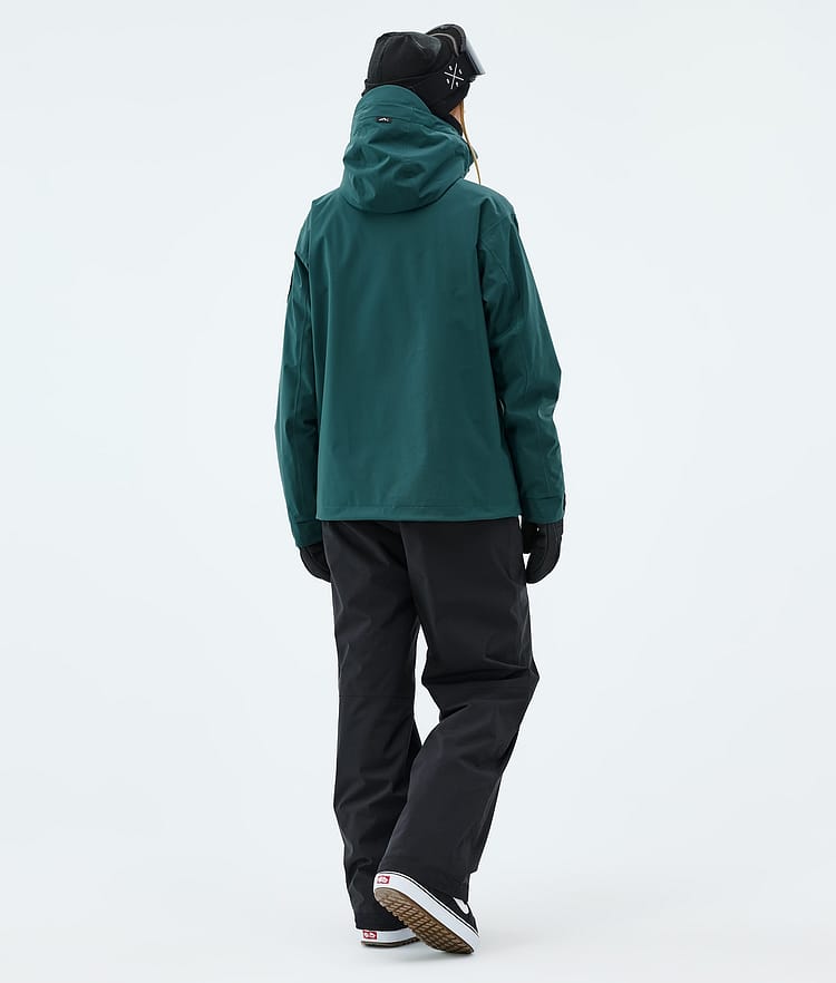 Dope Blizzard W Full Zip Giacca Snowboard Donna Bottle Green, Image 3 of 9