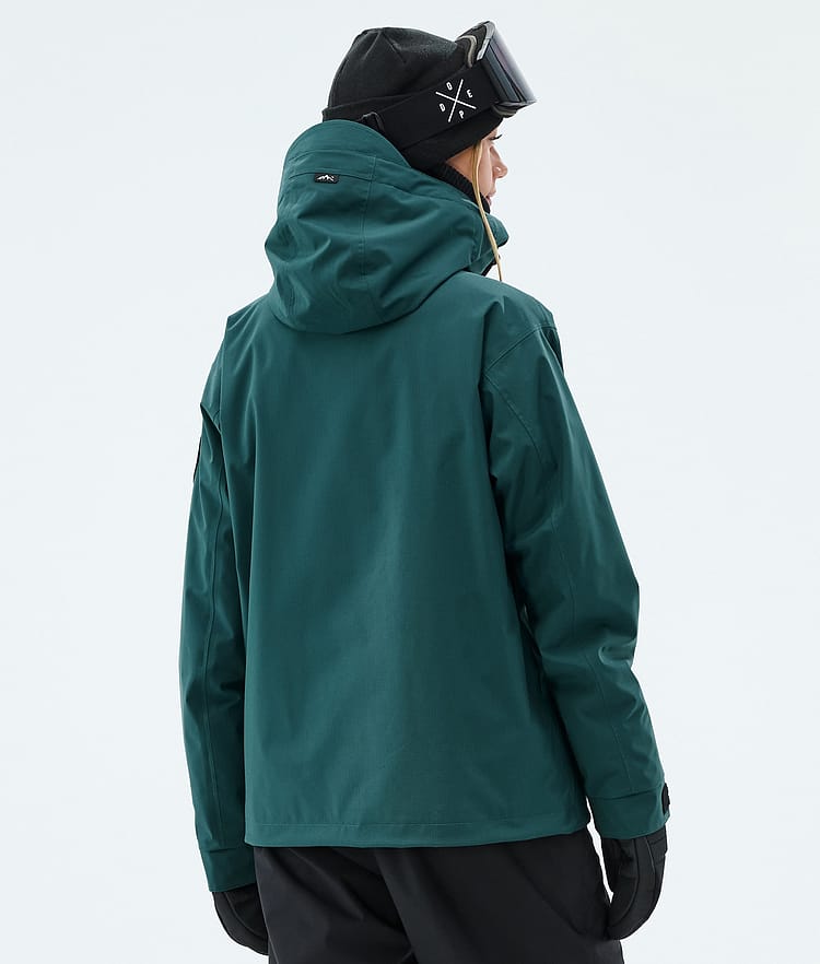 Dope Blizzard W Full Zip Giacca Snowboard Donna Bottle Green, Image 6 of 9