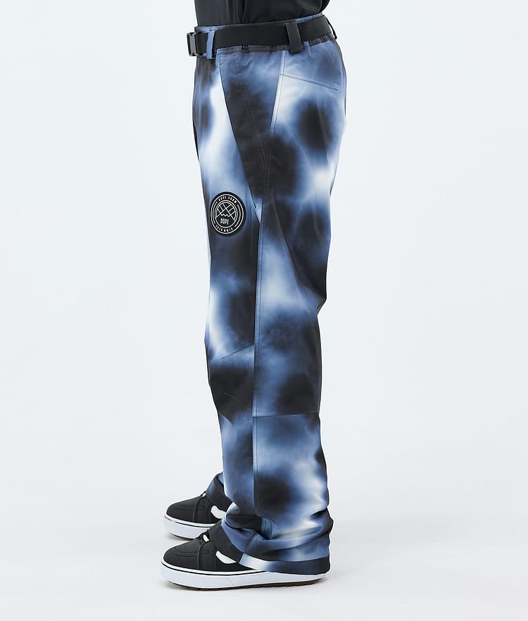 Dope Blizzard Snowboard Pants Men Dark Blue Tiedye, Image 3 of 5