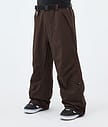 Dope Big Snowboard Pants Men Dark Brown