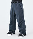 Dope Big Snowboard Pants Men Metal Blue