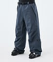 Dope Big Ski Pants Men Metal Blue