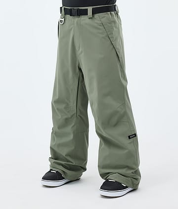 Dope Big Snowboard Pants Moss Green