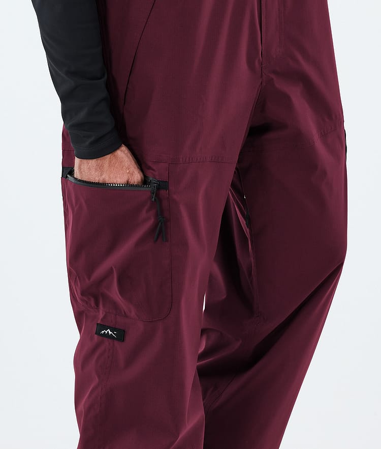 Dope Vertex Ski Pants Men Burgundy, Image 7 of 7