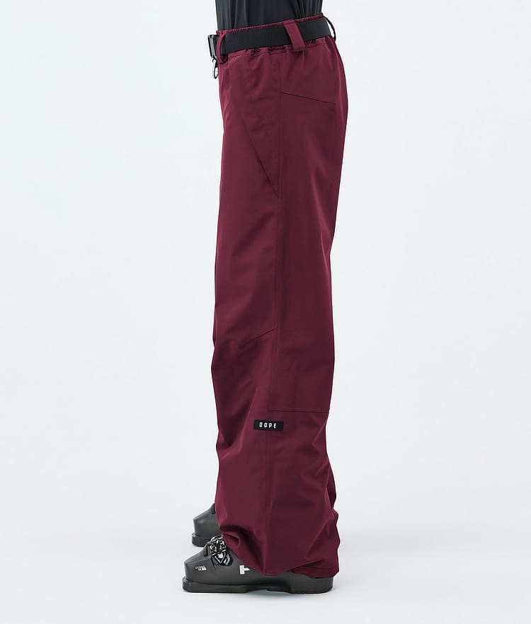 Dope Big W Skibroek Dames Burgundy, Image 3 of 5
