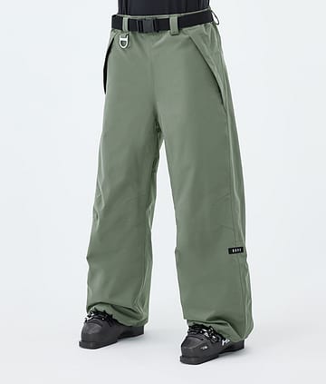 Dope Big W Lyžařské Kalhoty Moss Green