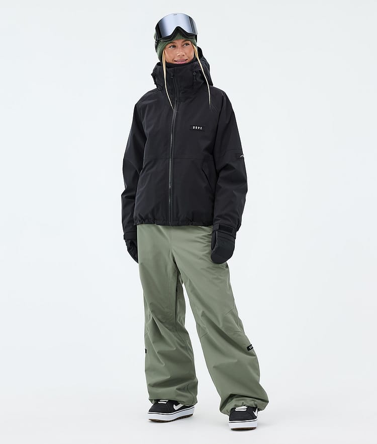 Dope Big W Pantalon de Snowboard Femme Moss Green, Image 2 of 5